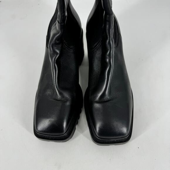 ALLSAINTS Women's Natalia Pull On Tall Boots in Black - Picture 4 of 7